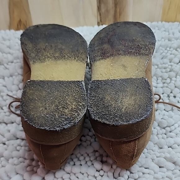 BLACK BROWN 1826 BOONE SUEDE OXFORDS WINGTIP MENS SIZE 8.5 NICE ELEGANT SHOES - Picture 12 of 16